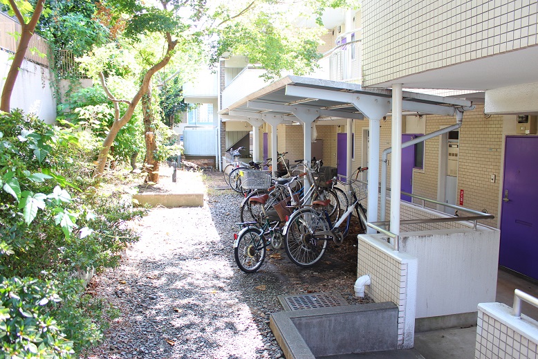 Other common areas. Place for storing bicycles