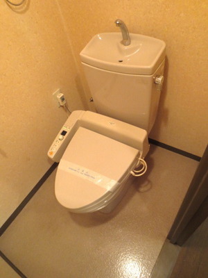 Toilet. Toilet is of with bidet