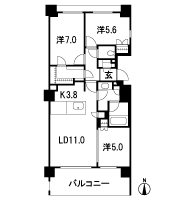 Floor: 3LDK + MC + SIC, the occupied area: 73.35 sq m, Price: TBD