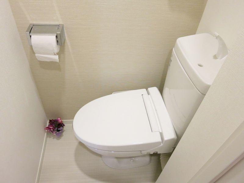 Toilet. ~ November 15, the interior has been completed ~  Washlet with function