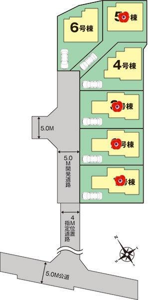 The entire compartment Figure. Chofu east tsutsujigaoka 3-chome compartment view