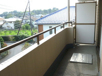 View. Sunny veranda