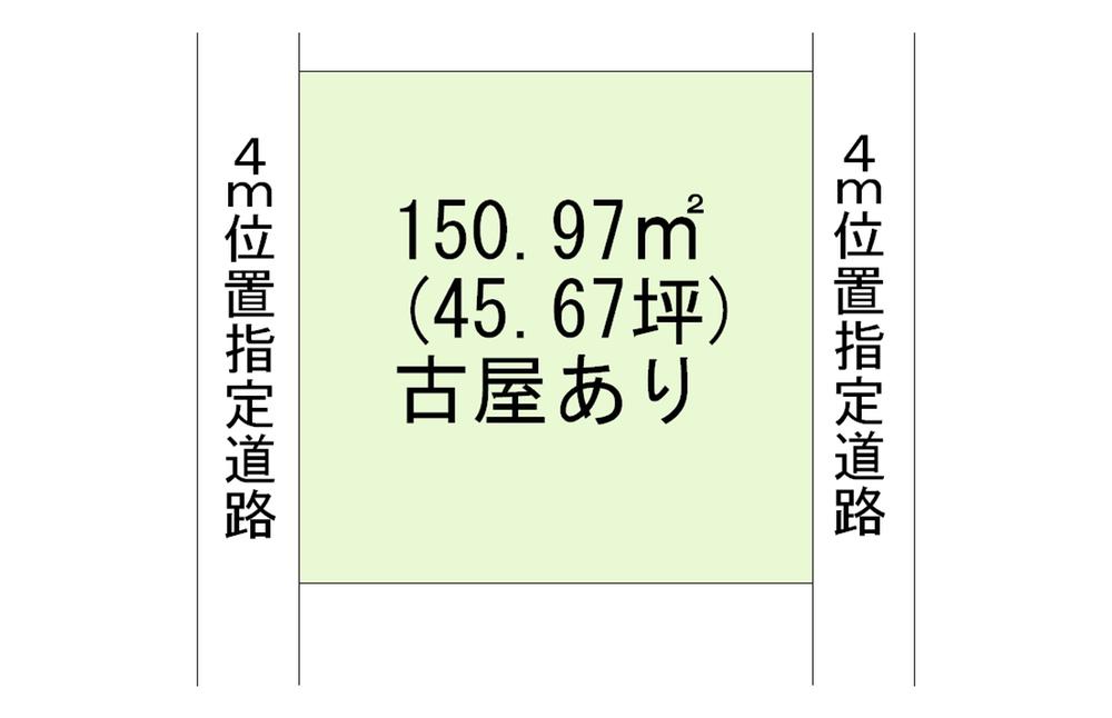 Compartment figure. Land price 47,800,000 yen, Land area 150.97 sq m
