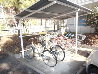 Other common areas. Covered bicycle shed