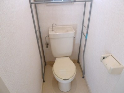 Living and room. Toilet