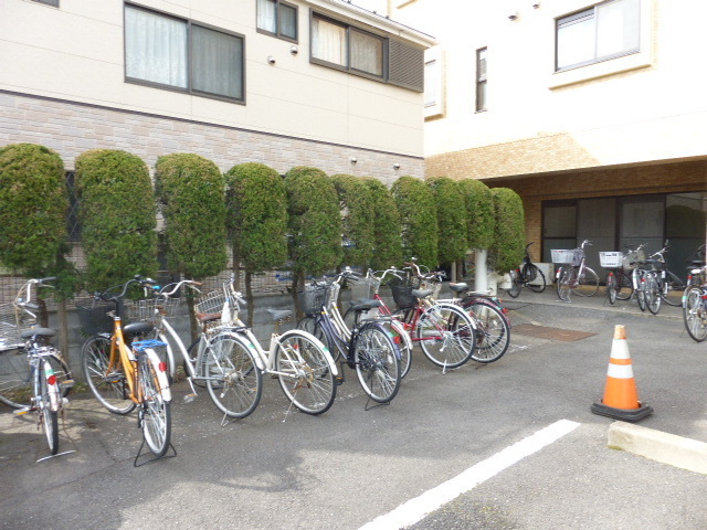 Other common areas. Is a bicycle parking lot