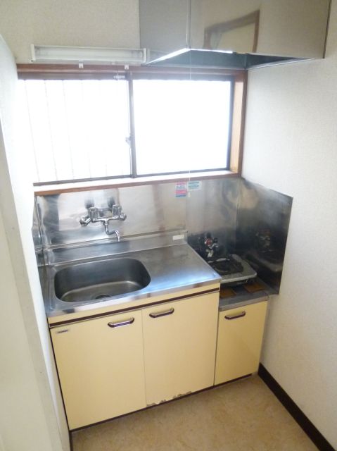 Kitchen. There is a cooking space, Easy cook. Ventilation is good. 