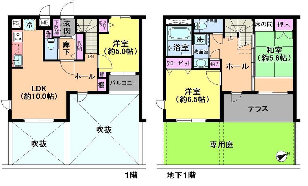 Floor plan. 3LDK, Price 29,800,000 yen, Occupied area 79.53 sq m , Balcony area 2.2 sq m