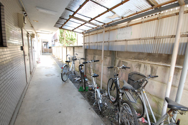 Other common areas. Bicycle parking space