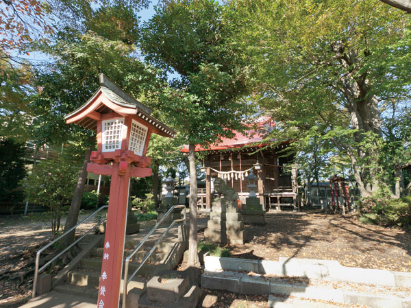 Surrounding environment. Hachiman Shrine (about 330m ・ A 5-minute walk)