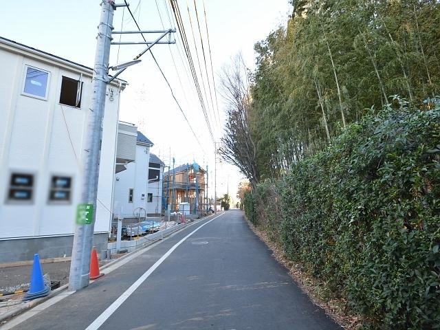 Local photos, including front road. Frontal road (2013 / 12 / 22 shooting)