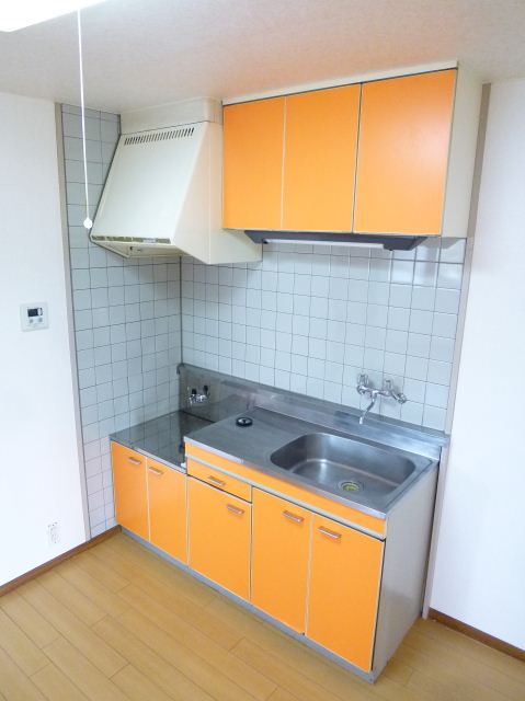 Kitchen. Two-burner gas stove can be installed (for city gas)