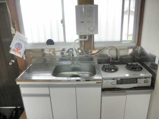 Kitchen. You can put two-necked gas stove