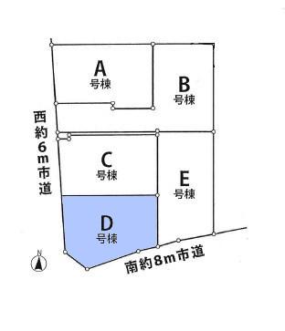 Compartment figure. 37,800,000 yen, 3LDK, Land area 45.38 sq m , Building area 85.21 sq m compartment view