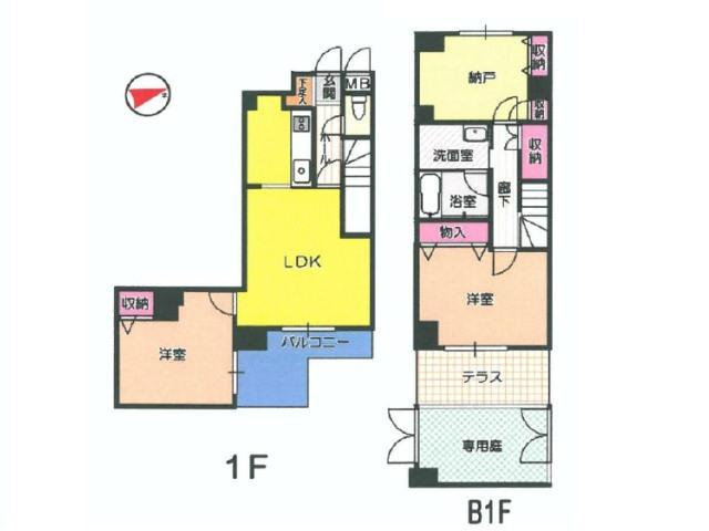 Floor plan. 2LDK+S, Price 36,900,000 yen, Occupied area 89.97 sq m , Balcony area 6.94 sq m