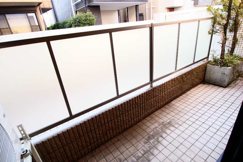 Balcony. Spacious veranda may be day, A glance is not worried