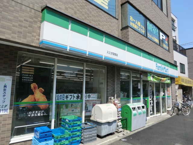 Convenience store. FamilyMart Sumida Kokuryo store up (convenience store) 204m