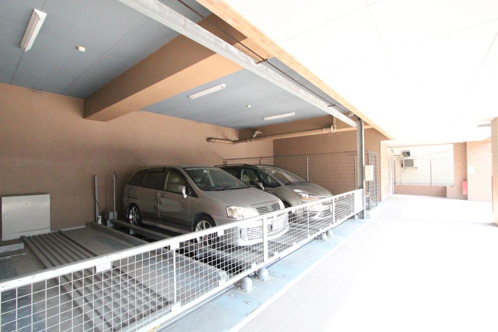 Parking lot. Common areas