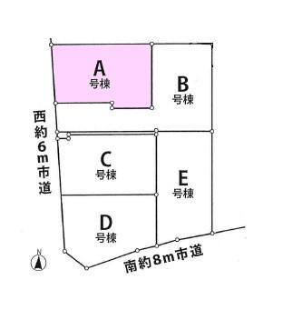 Compartment figure. 34,800,000 yen, 3LDK, Land area 46.73 sq m , Building area 82.23 sq m compartment view