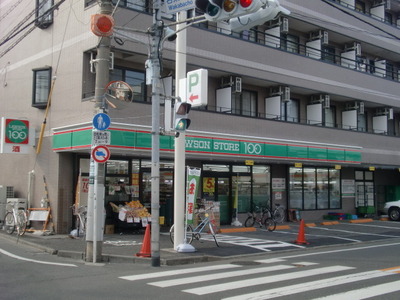 Convenience store. Lawson Store 100 Chofu Wakaba-cho 2-chome up (convenience store) 285m