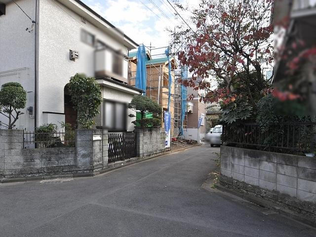 Local photos, including front road. Chofu Somechi 2-chome, site landscape ・ Frontal road