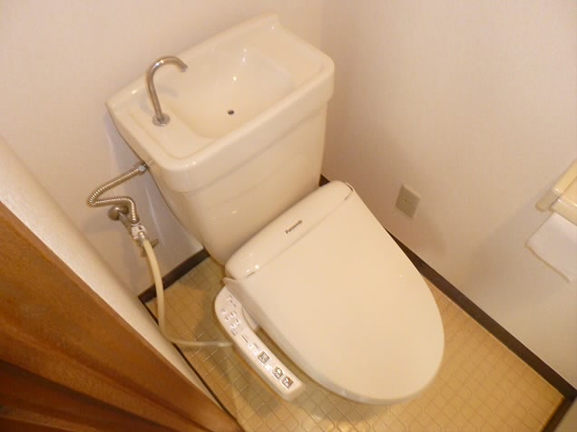 Toilet. It is the entire private room.