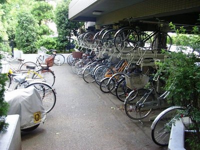 Other common areas. Is a bicycle parking lot