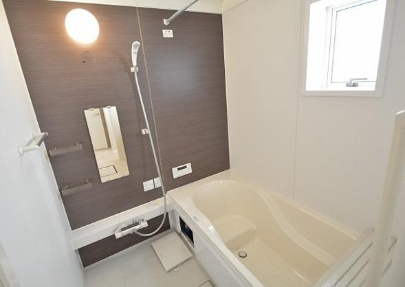 Bathroom. It is attractive comfortable bath time at any time with a bathroom dryer.