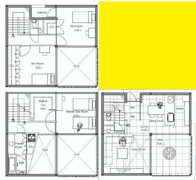 Floor plan. 94,800,000 yen, 3LDK, Land area 70.13 sq m , Building area 117.81 sq m