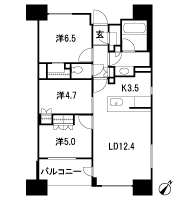 Floor: 3LDK + WIC + SC + TR, the occupied area: 70.35 sq m, Price: 63,300,000 yen, now on sale