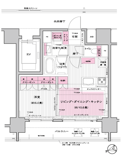 Floor: 1LDK, occupied area: 40.17 sq m, Price: 34,500,000 yen, now on sale