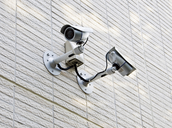 Security.  [surveillance camera] Outlook is blocked or, Less crowded places such as, Security cameras were installed in crime prevention on the required location.  ※ Location of security cameras do not appear. (Same specifications)