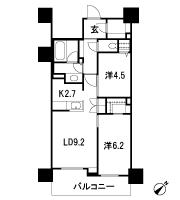 Floor: 2LDK + WIC + SIC, the occupied area: 55.95 sq m, Price: 51,880,000 yen, now on sale