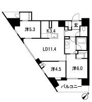 Floor: 3LDK + 2WIC + SIC, the occupied area: 70.61 sq m, Price: 57,780,000 yen, now on sale