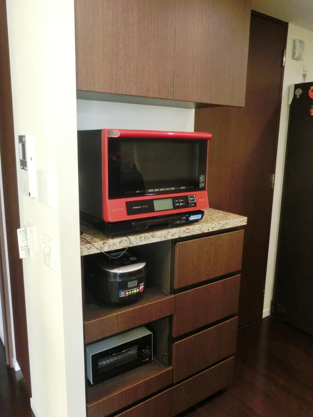 Same specifications photo (kitchen). Cupboard with electrical outlet