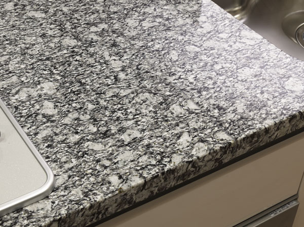 Kitchen.  [Kitchen granite top plate] Adopt a feeling of luxury granite kitchen counter top board. To produce a hotel-like space.