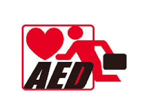 earthquake ・ Disaster-prevention measures.  [Installing the AED] For emergency first aid, Installing the AED on the first floor common area.