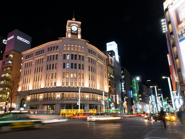 Surrounding environment. Ginza Yonchome intersection (bicycle about 10 minutes ・ About 2km)
