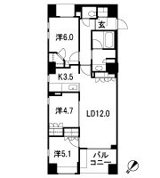 Floor: 3LDK + WIC + SIC, the occupied area: 72.54 sq m, Price: 59,590,000 yen, now on sale