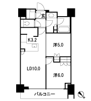 Floor: 2LD ・ K + SIC (shoes closet), the occupied area: 53.72 sq m, Price: 51,800,000 yen, now on sale