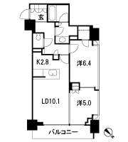 Floor: 2LD ・ K + WIC (walk-in closet), the occupied area: 58.61 sq m, Price: 49,100,000 yen, now on sale