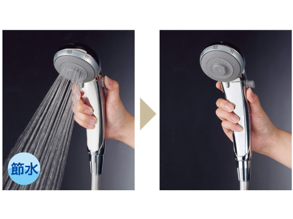 Bathing-wash room.  [Hand temporary water stop function shower head] Because with a waterproof switch on the shower head, You can save water frequently. (Same specifications)