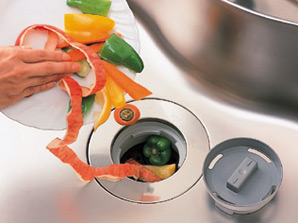 Kitchen.  [Disposer] Adopt a disposer to wash away the garbage in the kitchen. Garbage put in a sink drain outlet, By flowing water is a simple process that only the lid. Also, Safe design that does not work and does not close the lid. (Same specifications)