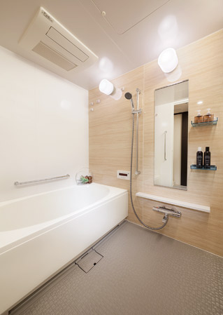 Bathing-wash room.  [bathroom] Bathroom shower has adopted a Fushiyu shower that can be used comfortably even with a small hot water. You can adjust the height of the time to be used in the slide bar.