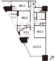 Floor: 3LD ・ K + WIC, the occupied area: 73.94 sq m, Price: TBD
