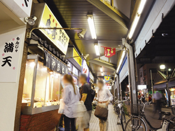 Downtown emotional nostalgic, Chuo-ku, Tsukishima Nishi Naka-dori shopping street (T: about 640m. K: about 1040m) is also day-to-day living area. Invite family and friends, Also feel free to enjoy Tsukishima gourmet such as Monja and ethnic