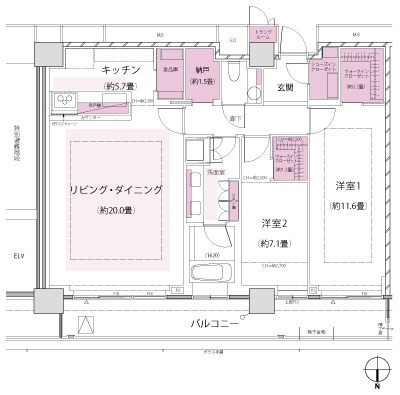 Floor: 2LDK + 2WIC + N + SIC, the occupied area: 106.68 sq m, Price: 100 million 9.98 million yen, currently on sale