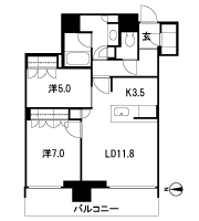 Floor: 2LDK + SIC, the occupied area: 67.18 sq m, Price: 50,980,000 yen, now on sale