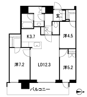 Floor: 3LDK + 2WIC, occupied area: 76.18 sq m, Price: TBD