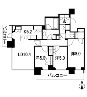 Floor: 3LDK + WIC, the occupied area: 81.89 sq m, Price: TBD